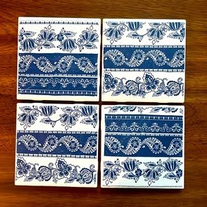 Handmade Tile Coasters - Beautiful Design Style Coasters